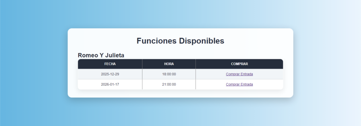 Proyecto PHP Lista lista de funciones